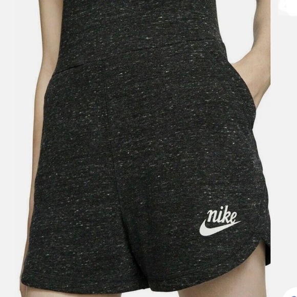 🆕 Nike Womens Gym Vintage Romper • Color: Black Sail • Womans Size XS - Picture 3 of 4